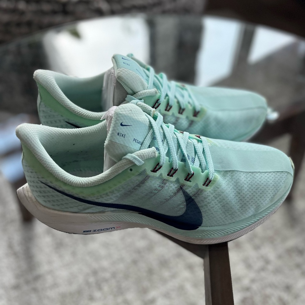 Nike Wmns Zoom Pegasus new Turbo 'Teal Tint' Running Athletic Shoes Size 8 - Picture 10 of 11